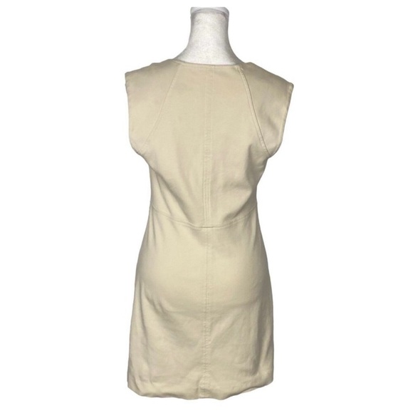 EVERLANE Dress Square Neck 90s Mini Cream S 5-20 - Picture 2 of 3